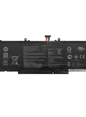 适用华硕飞行堡垒FX60V ZX60V GL502VM FX502VM B41N1526电脑电池