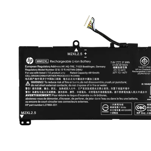 适用原装 HP 惠普 星 13-an0001TU an1017TU TPN-Q214 MM02XL电池