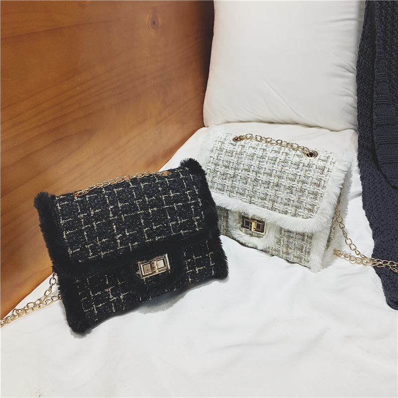小香风链条包包女