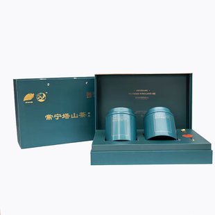2025新茶常宁塔山茶鼎塔红谷佳茶业礼盒装炒青绿茶明前一级茶叶