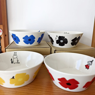 正版山加商店姆明家族亚美史丁奇陶瓷汤碗大碗 现货