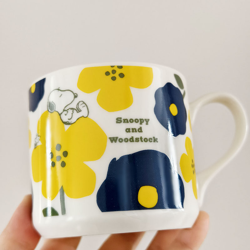 金正陶器snoopy陶瓷碗盘子水杯