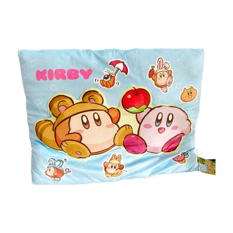 日本采购星之卡比绒面薄款大靠垫枕头 现货