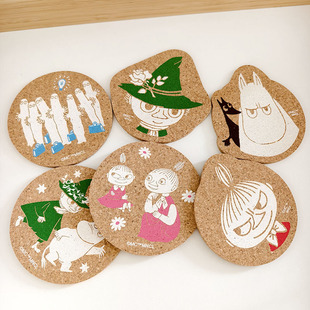 日本采购moomin姆明亚美史丁奇可爱杯垫 现货