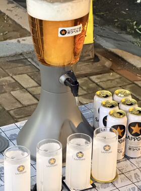 日本SAPPORO黑ラベル三宝乐扎啤桶分酒器啤酒机限量发售带原箱