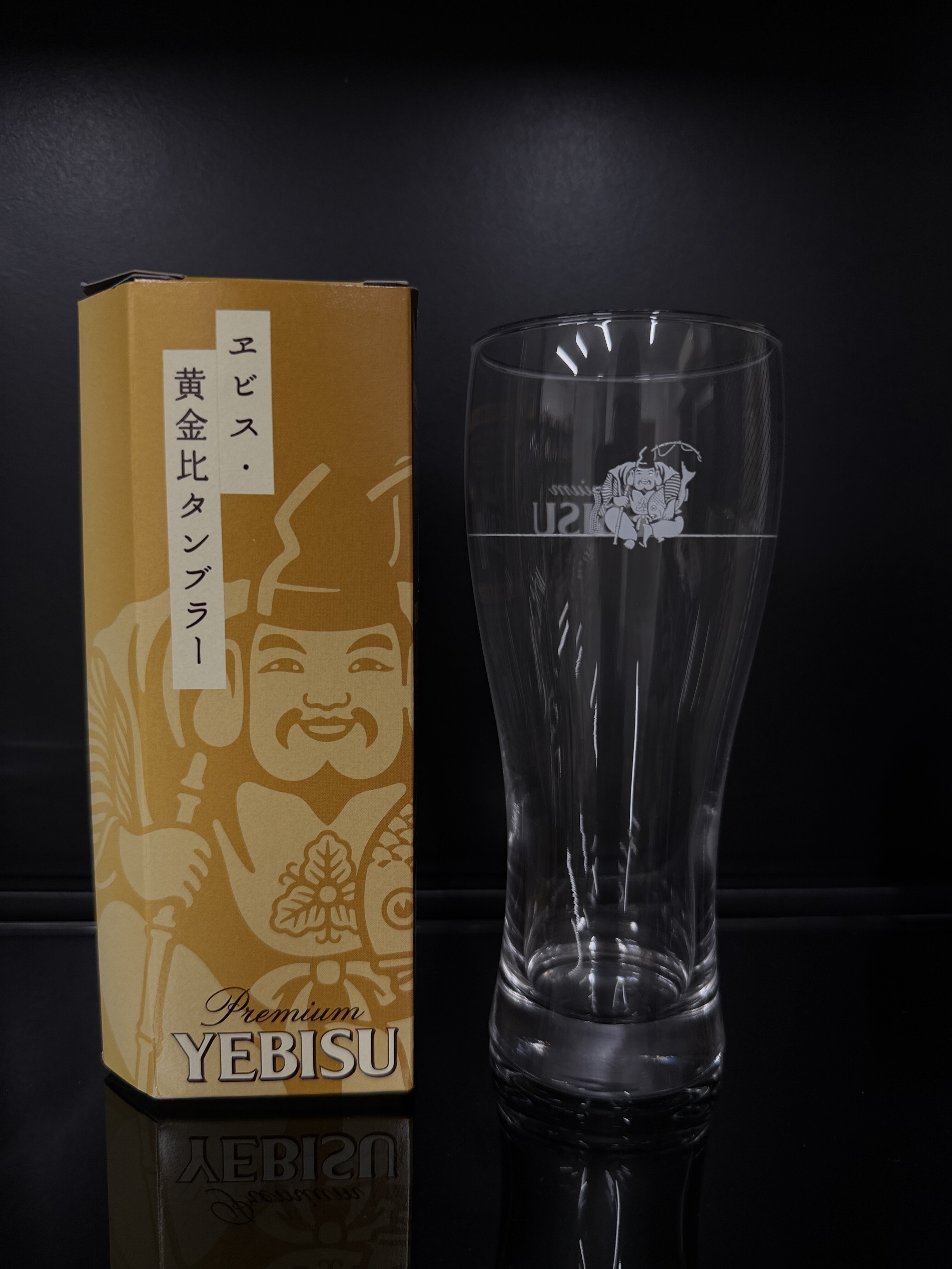 日本YEBISU惠比寿Premium啤酒杯黄金比例