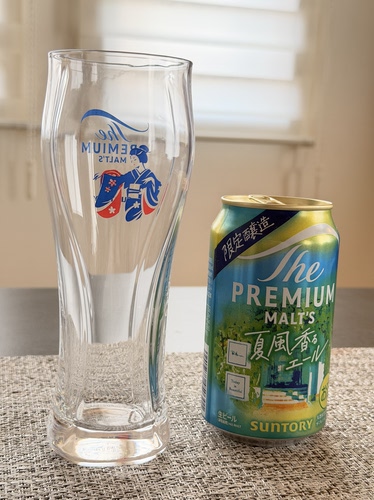 日本三得利万志京都限定日本艺妓款大号400ml啤酒杯玻璃杯拉格杯