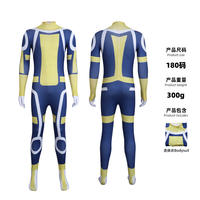 "Invincible Young Hero 4 Halloween cosplay Costume: All-rounder Tight-fitting Jumpsuit Performance. thumbnail 3