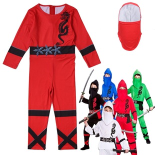 幻影忍者武士男孩cosplay服lego ninjago小孩子六一衣服儿童cos服