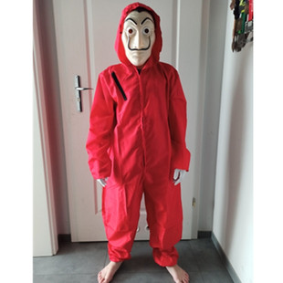 纸钞屋money heist La Casa De Papel儿童成人万圣节cosplay服装