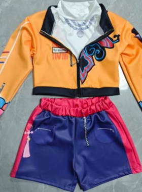 电影K-POP猎魔女团cos服韩流巨星鲁米 米拉 佐依cosplay同款服装