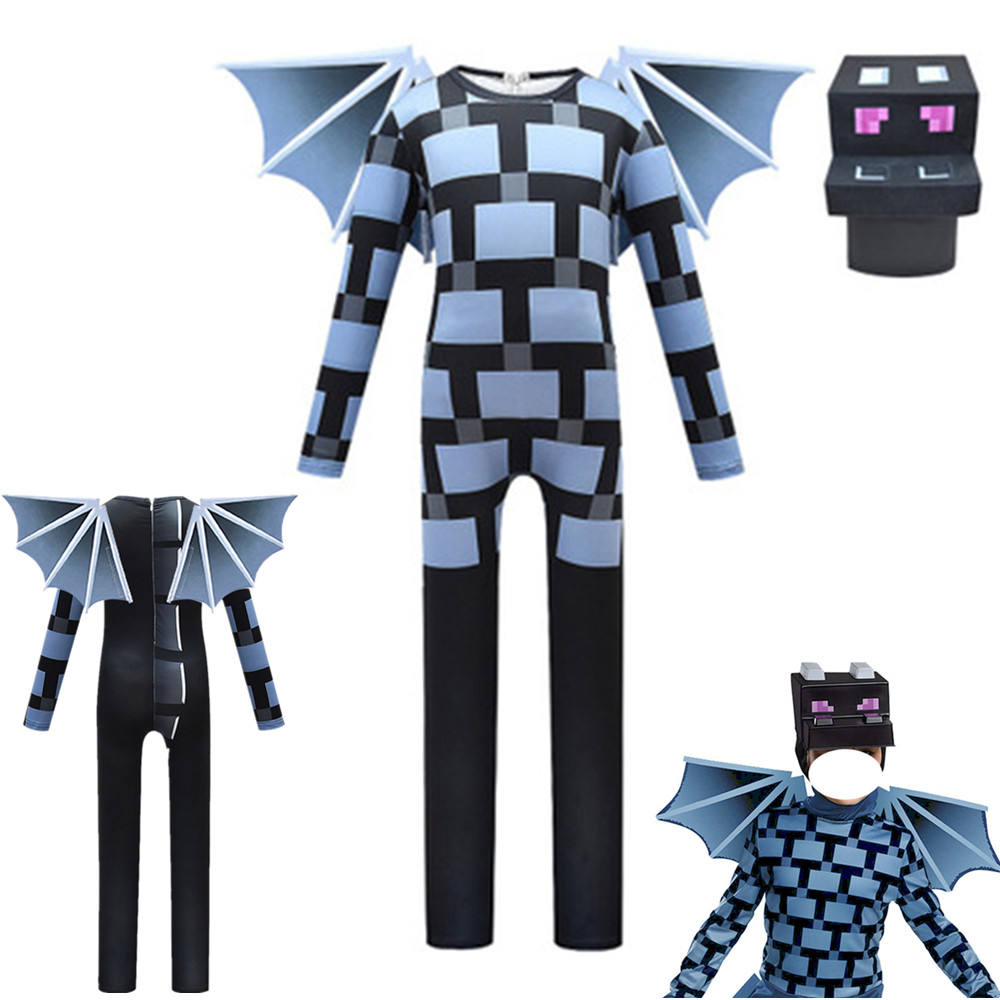 万圣节minecraft铠甲翅膀连体衣