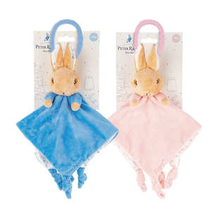 比得兔婴儿安抚巾牙胶公仔可爱兔兔玩偶拉绳挂件宝宝玩偶儿童礼物