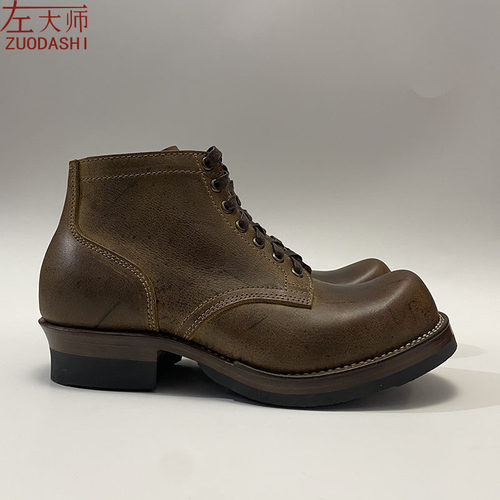 左大师舒适工装靴矿工款