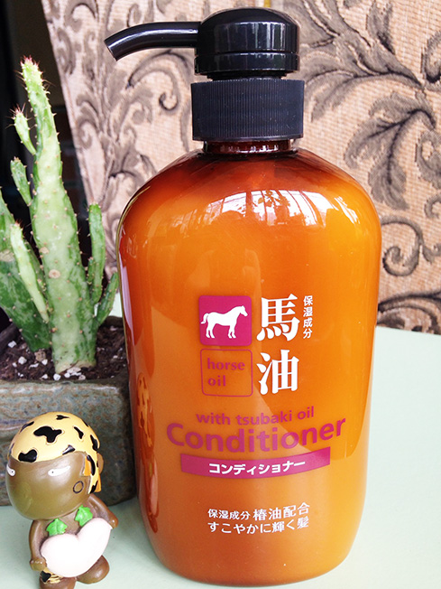 包郵日本進口熊野油脂會社無硅馬油護發素600ML 深層保濕改善脫發