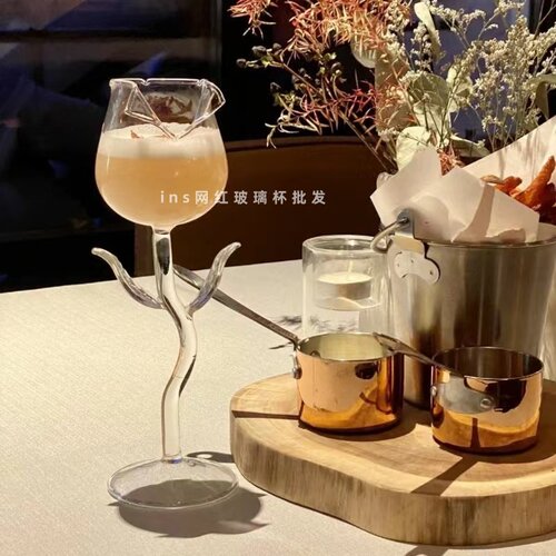 ins风高颜值家用创意玻璃水杯子