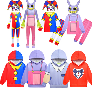 神奇数字马戏团cos服童装面具贾克斯凯恩卫衣帕姆尼套装儿童衣服