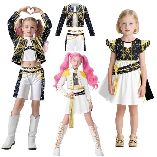 kpop猎魔女团角色扮演cos服rumi