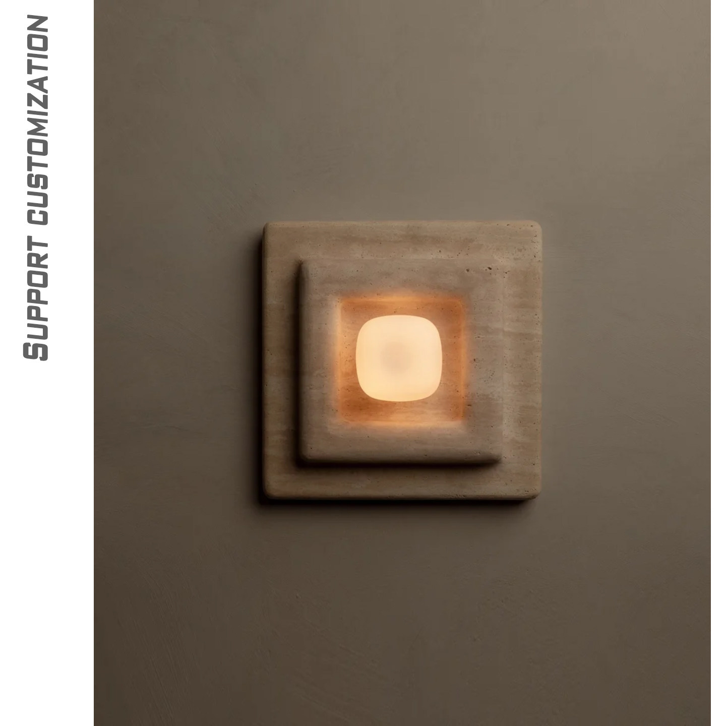 中古诧寂风卧室壁灯洞石灯