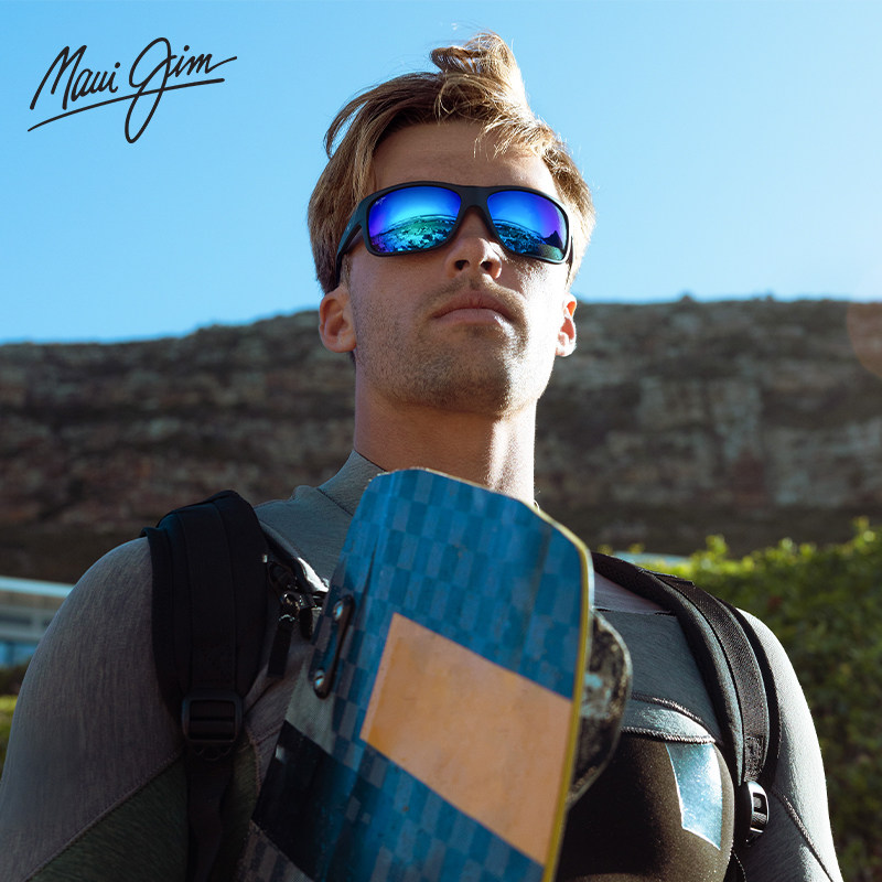 MAUIJIM茂宜睛墨镜女轻薄方框板材MJ0432SA偏光户外运动太阳镜男