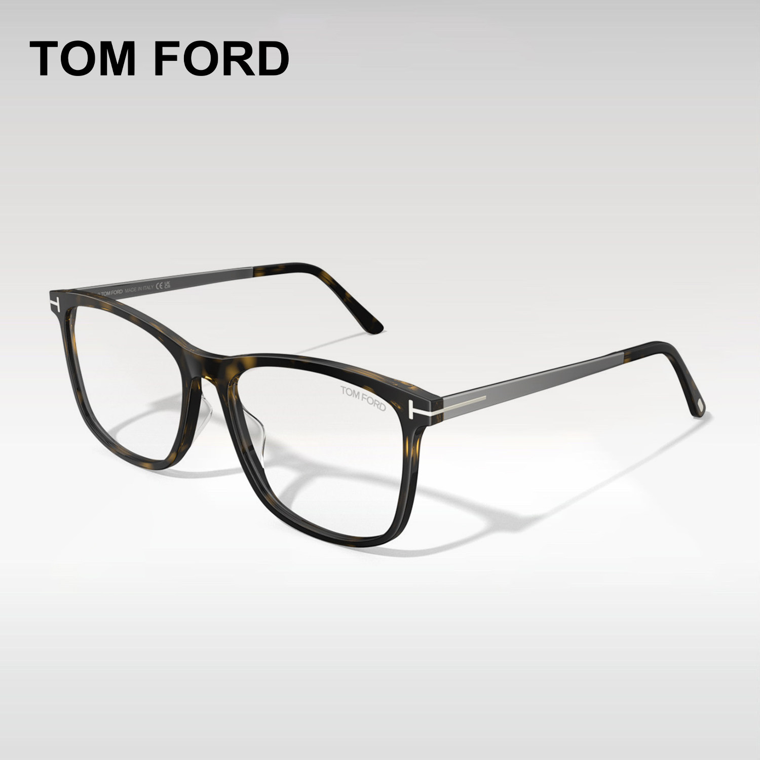 Tom Ford汤姆福特眼镜框时尚方形FT6038-F-B可配度数近视眼镜架男