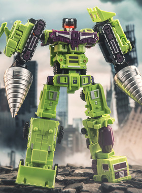 星将大力神ST10变形玩具工程车挖掘机金刚机器人男孩模型手办