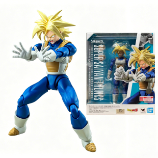 万代 SHF 龙珠人造人 超级赛亚人 特兰克斯 自身隐藏的超级量再版