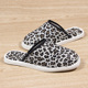 老北京手工千层底布拖鞋 包邮 春秋女透气吸汗养脚豹纹家居地板拖鞋