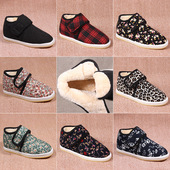 冬季 保暖加绒棉鞋 女防滑中老年保暖鞋 老北京布鞋 孕妇妈妈棉鞋 学生