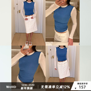 top 叠穿美学 澳洲美利奴羊毛 微透T WellD 兰精天丝长袖 Tops