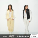 羽绒外套叠穿马夹上衣 立衬绗缝排骨收腰马甲无袖 WellD 冬日叠穿