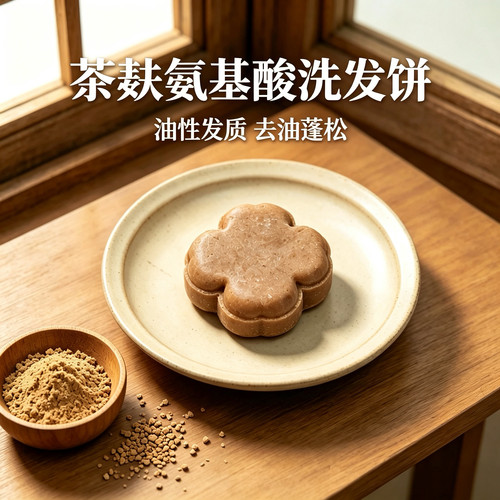 茶麸氨基酸洗发皂75g  茶麸洗发 顺滑无屑  无硅油 不挑水质