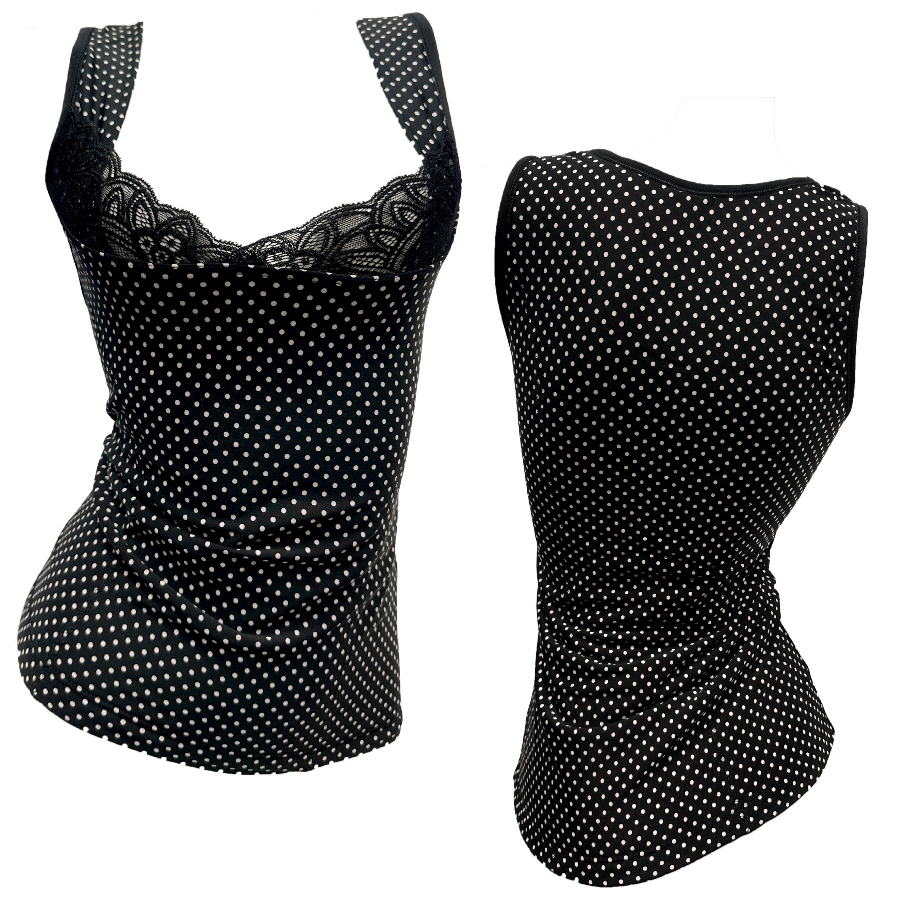 可爱波点蕾丝花边性感冬季加绒双层保暖塑身背心,女士内衣/男士内衣/家居服,保暖背心,淘宝优惠券,粉丝福利购,淘宝优惠卷