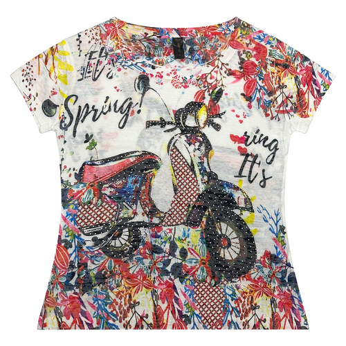 古早千禧辣妹Y2K亚文化非主流复古烫钻薄款圆领短袖T恤