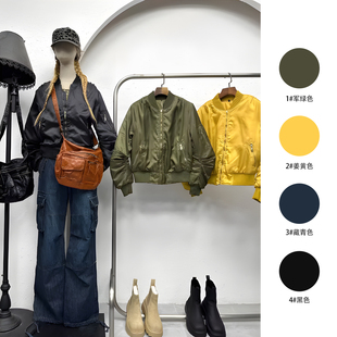 外贸单｜巴恩风美式 棉服飞行员夹克 复古中性工装