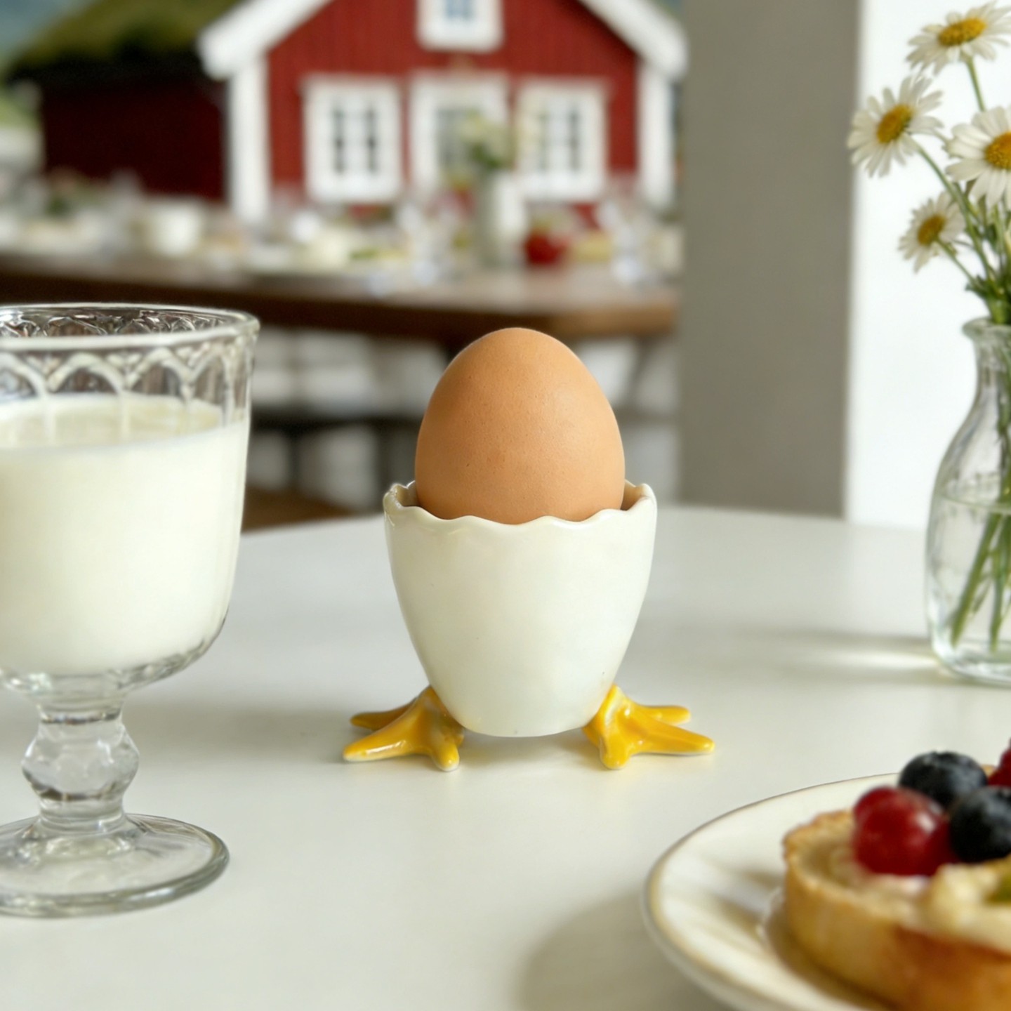 蛋托陶瓷早餐创意美妆蛋架摆件可爱餐桌用放蛋收纳餐具蛋盅鸡蛋杯,餐饮具,鸡蛋托,淘宝优惠券,粉丝福利购,淘宝优惠卷