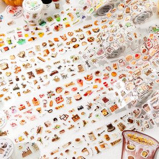 M｜水果物语·云闪砂模切胶带 来信pet古早小鼻嘎烘焙咖啡 秋天