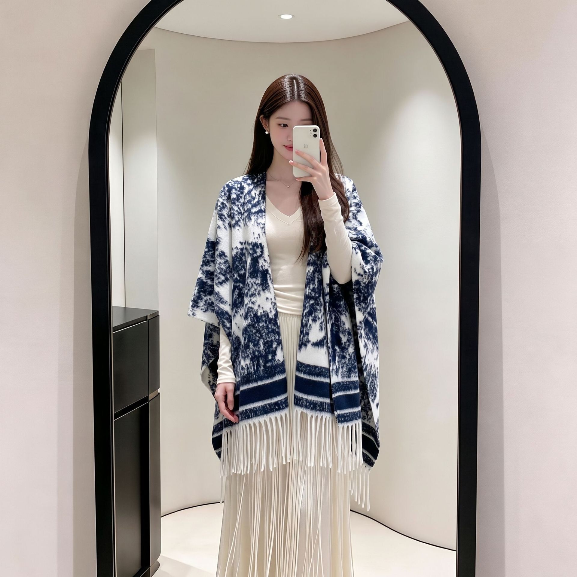 披肩斗篷外搭穿搭披风羊毛加厚女