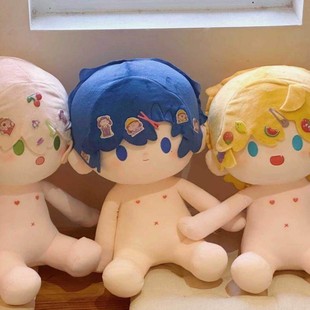 新款原创时空中的绘旅人40cm棉花娃娃罗夏艾因路辰司岚叶瑄周边玩