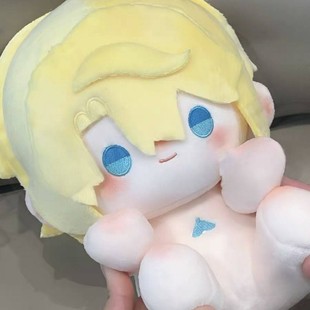 原创人鱼陷落周边同人兰波属性20cm坐坐棉花娃娃女生礼物玩偶公仔