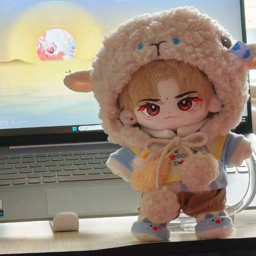 tfboy易烊千玺属性20cm棉花娃娃衣服同人可爱玩偶高颜值玩偶公仔