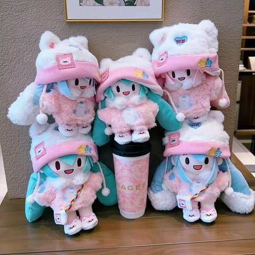 现货fufu粉喵喵套装雪未来初音