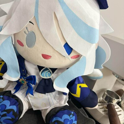 原创原神芙宁娜属性棉花娃娃40cm坐姿水神卡洛斯正义之神温迪换装