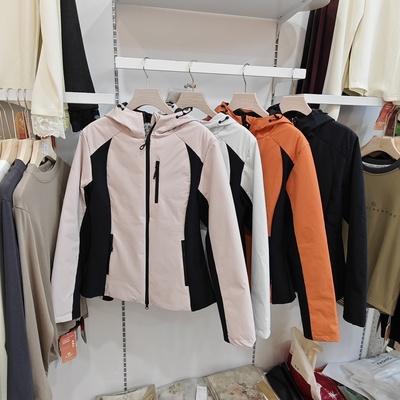 猩球一号631冲锋衣羽绒外套女防风保暖连帽夹克2025正品