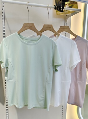 她炽新品2630速干透气圆领冰爽短袖运动户外凉感T恤女上衣