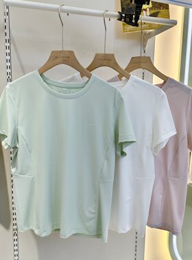 她炽新品2630速干透气圆领冰爽短袖运动户外凉感T恤女上衣
