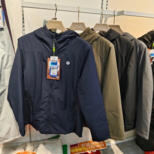 洁米6W107男士超氢云鹅户外风连帽轻薄羽绒服防风保暖鹅绒外套