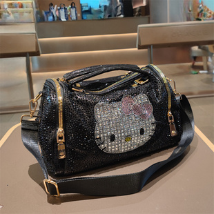 真皮手提包新款时尚通勤休闲百搭斜挎洋气可爱大容量单肩枕头女包