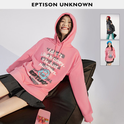Eptison卫衣女宽松休闲