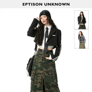 EPTISON短款 小西装 女2026春季 高级感修身 件 新款 休闲外套